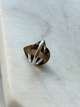 Load image into Gallery viewer, Vintage Black Onyx Sterling Silver Ring Size 7.25
