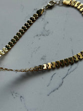 Load image into Gallery viewer, Gold Vermeil Flat Link Chain
