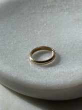 Load image into Gallery viewer, ‘Art Carved’ 14k Yellow Gold Solid Donut Band Size 3.25
