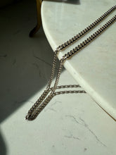 Load image into Gallery viewer, Italian Sterling Silver Cuban Link Necklace 20”
