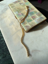 Load image into Gallery viewer, Italian Gold Vermeil Solid Rope Chain Bracelet 7.25”

