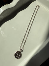 Load image into Gallery viewer, Celestial Sun &amp; Moon Sterling Silver Vintage Necklace 16”
