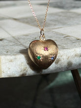 Load image into Gallery viewer, Vintage 1960s Solid 14k Gold Starburst Heart
