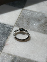 Load image into Gallery viewer, Blue Topaz Sterling Silver Band Size 10.25

