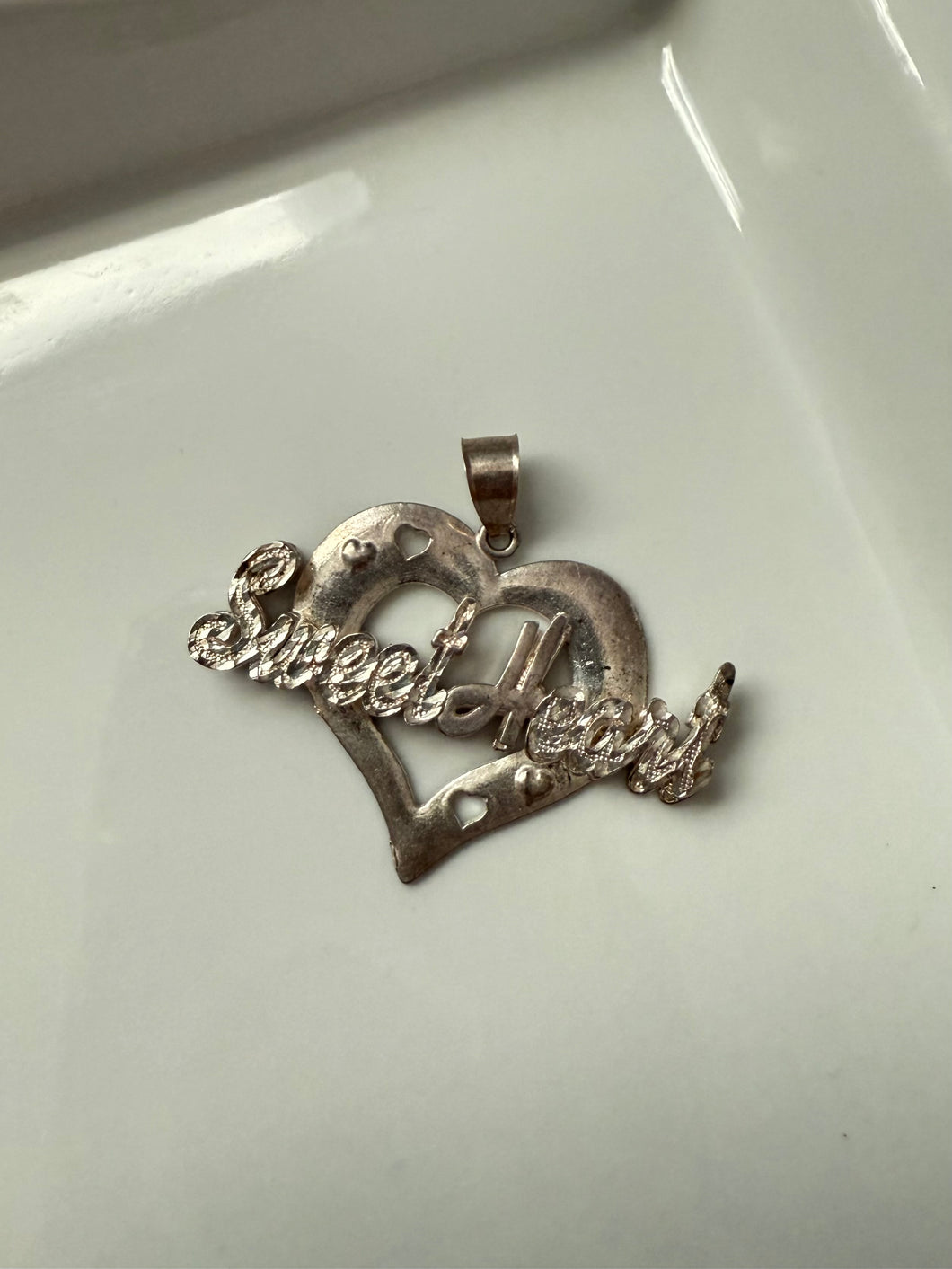 Sweetheart Sterling Silver Pendant