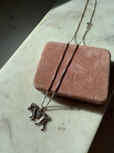 Load image into Gallery viewer, Vintage Bull Sterling Silver Necklace
