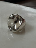 Chunky Sterling Silver Ring Size 7
