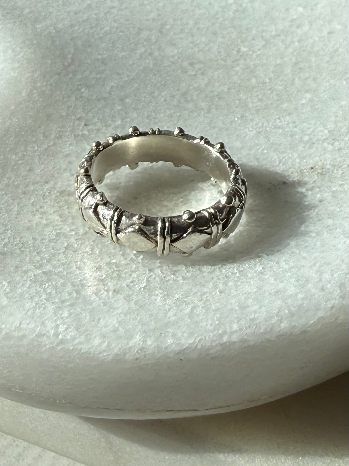 Vintage Sterling Silver Ring Size 5.75