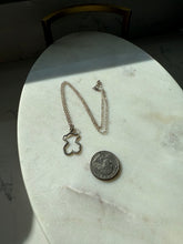 Load image into Gallery viewer, Vintage Sterling Silver Teddy Bear Necklace 18”
