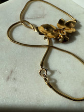 Load image into Gallery viewer, Forstner 1/20 12k Gold Filled Purple Czech Glass Necklace 16”
