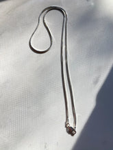 Load image into Gallery viewer, Rectangular Snake Link Sterling Silver Chain Necklace
