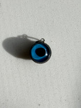 Load image into Gallery viewer, Evil Eye Glass Sterling Charm
