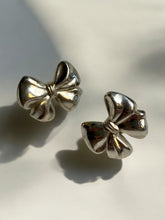 Load image into Gallery viewer, Bow Sterling Silver Post Back Earrings
