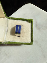 Load image into Gallery viewer, Blue Lapis Sterling Silver Ring Size 6.25
