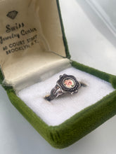 Load image into Gallery viewer, Enamel Floral Sterling Silver Ring
