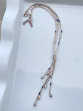 Load image into Gallery viewer, Lapis Vintage Sterling Silver Necklace
