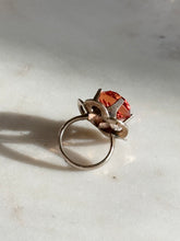 Load image into Gallery viewer, Vintage Synthetic Topaz Sterling Silver Ring Size 5.75
