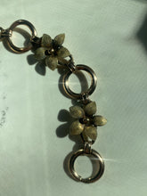 Load image into Gallery viewer, Antique 12k Gold Fill Two-Tone Flower Bracelet
