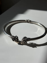 Load image into Gallery viewer, Dueling Rams Sterling Silver Hinged Choker Necklace
