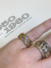 Load image into Gallery viewer, Lavender Gold Vermeil Ring Size 6
