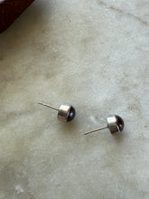 Load image into Gallery viewer, Tahitian Pearl Sterling Silver Post Back Earrings
