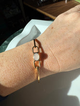 Load image into Gallery viewer, Gold Vermeil Moonstone Cuff Bracelet
