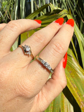 Load image into Gallery viewer, Diamond 14k Yellow Gold Ring Size 7.75
