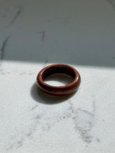 Load image into Gallery viewer, Brown Wood Stacker Band Size 5.25
