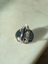 Load image into Gallery viewer, Vintage Turquoise Sterling Silver Ring Size 6.75
