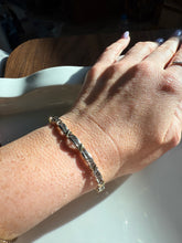 Load image into Gallery viewer, Vintage Two-Toned 10k Gold 1.25ctw Diamond Tennis Bracelet
