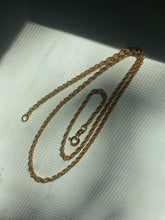 Load image into Gallery viewer, Gold Vermeil Rope Chain Necklace
