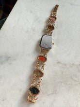 Load image into Gallery viewer, Vintage Gold Plated Scarab Beetle Watch 5.5”
