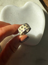 Load image into Gallery viewer, Sprinkle Enamel Sterling Silver Band
