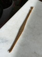 Load image into Gallery viewer, Milor Gold Vermeil Double Sided Bracelet 7.5”
