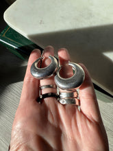 Load image into Gallery viewer, Italian Sterling Silver Hoops
