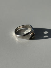 Load image into Gallery viewer, Vintage Sterling Silver Mask Ring Size 8
