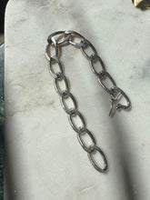 Load image into Gallery viewer, Chunky Vintage Sterling Silver Bracelet 8”
