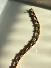 Load image into Gallery viewer, Vintage Gold Vermeil CZ Tennis Bracelet 7”
