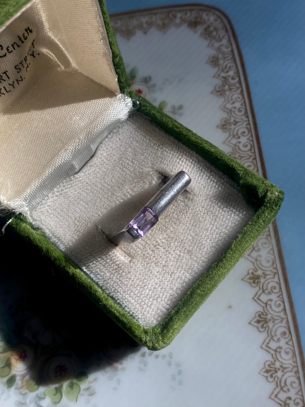 Amethyst Sterling Silver Ring