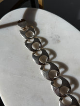 Load image into Gallery viewer, Vintage Mexico Sterling Silver Chunky Thick Width Puffy Mariner Link Bracelet
