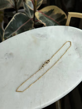 Load image into Gallery viewer, Antique 14k watch chain w/ Dog Clip 14”

