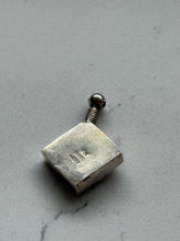 Load image into Gallery viewer, Floral Perfume Bottle Sterling Silver Pendant
