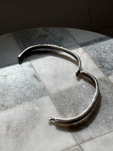 Load image into Gallery viewer, Mexico Vintage Blue Enamel Solid 950 Silver Bangle Bracelet
