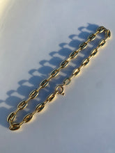 Load image into Gallery viewer, Mariner Link Vintage Italian 14k Yellow Gold Bracelet
