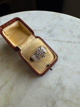 Load image into Gallery viewer, Garnet Cross Sterling Silver Ring
