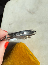 Load image into Gallery viewer, Vintage Fish Sterling Silver Bangle Bracelet
