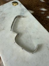 Load image into Gallery viewer, Sterling Silver &amp; Brass Screw Bangle Bracelet
