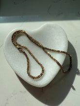 Load image into Gallery viewer, Italian Popcorn Gold Vermeil Chain 18”
