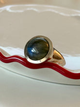 Load image into Gallery viewer, Labradorite Sterling Silver Ring Size 10.25
