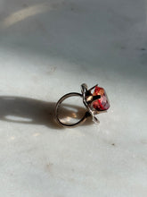 Load image into Gallery viewer, Vintage Synthetic Topaz Sterling Silver Ring Size 5.75
